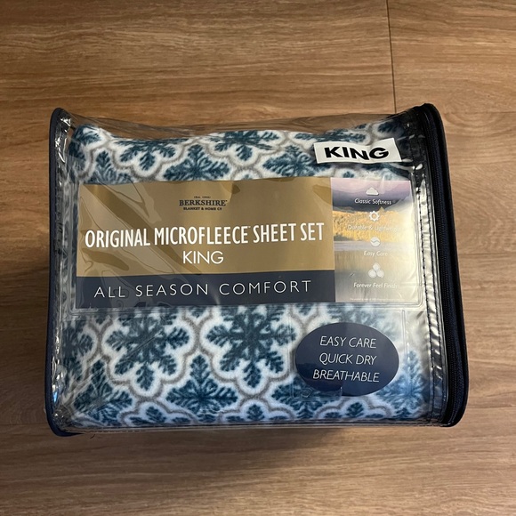 Berkshire Microfleece Sheet Set - King Size